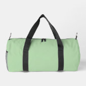 Ein weicher, blasser mintgrüner Hintergrund Duffle Bag (Rückseite)