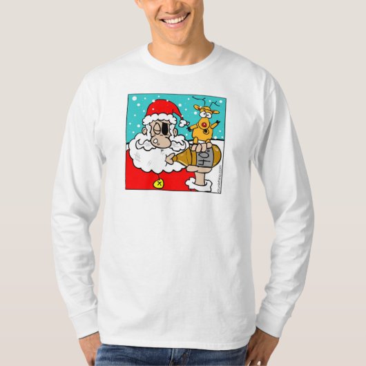 Ein Weihnachten 40oz von Sankt T-Shirt (Vorderseite)