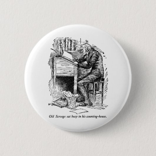 Ein Weihnachten Carol Button (Vorderseite)