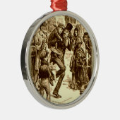 Ein Weihnachten Carol - kleiner Tim Ornament Aus Metall (Rechts)