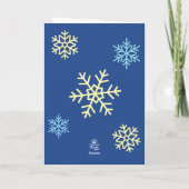 Ein Weihnachten im Schnee Karte (Rückseite)