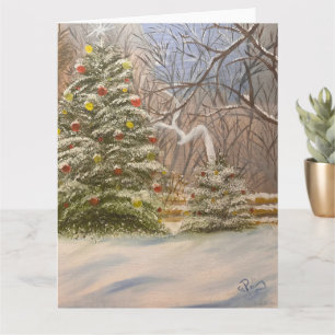 Ein Weihnachten im Wald, von Gary Poling Karte