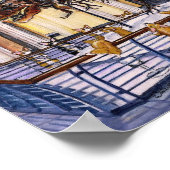 Ein weihnachtlicher Corgi Bodacious Knochen Bonanz Poster (Ecke)