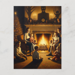 Ein Weihnachts-Horror Postkarte