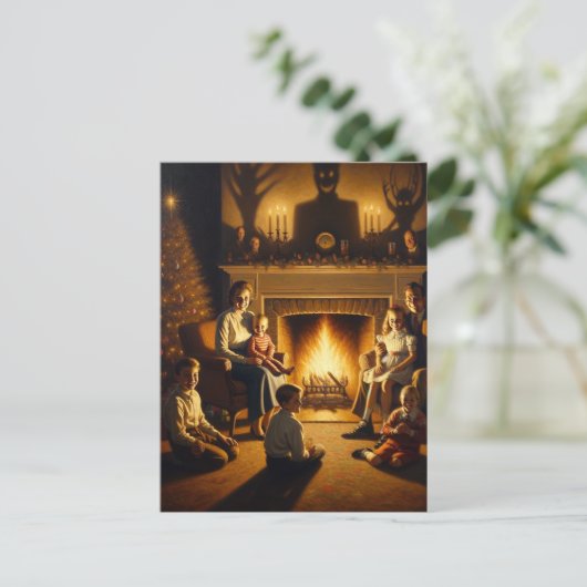 Ein Weihnachts-Horror Postkarte (Stehend Vorderseite)