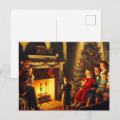 Ein Weihnachts-Horror Postkarte (Vorne/Hinten)