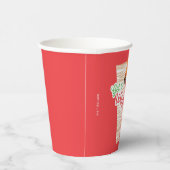 Ein Weihnachts-Lampe | Ein Leg hoch holen Pappbecher (Rechts)