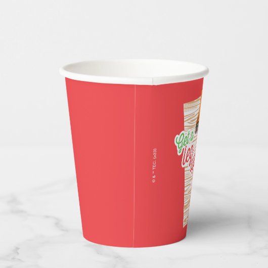 Ein Weihnachts-Lampe | Ein Leg hoch holen Pappbecher (Rechts)