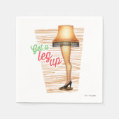 Ein Weihnachts-Lampe | Ein Leg hoch holen Serviette (Vorderseite)