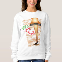 Ein Weihnachts-Lampe | Ein Leg hoch holen Sweatshirt