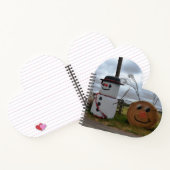 Ein Weihnachts-Weihnachtsgeschenk im Bauernhof Notizblock (Innenseite)