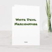 Ein Weihnachtsanfang für Mitte des Jahrhunderts Karte (Rückseite)