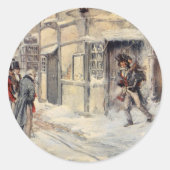 Ein Weihnachtsaufkleber Runder Aufkleber (Vorderseite)
