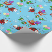 Ein Weihnachtsaustausch Geschenkpapier (Ecke)