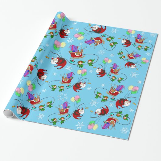 Ein Weihnachtsaustausch Geschenkpapier (Ungerollt)