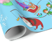 Ein Weihnachtsaustausch Geschenkpapier (Rolleneckpunkt)