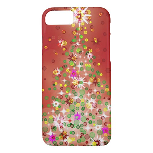 Ein Weihnachtsbaum, der glüht Case-Mate iPhone Hülle (Rückseite)
