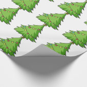 ein Weihnachtsbaum Geschenkpapier (Ecke)