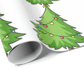 ein Weihnachtsbaum Geschenkpapier (Rolleneckpunkt)