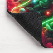 Ein Weihnachtsbaum in einem rauchigen Dunst auf ei Mousepad (Ecke)