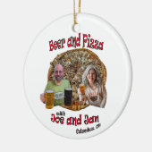 Ein Weihnachtsbaum muss... Keramik Ornament (Links)