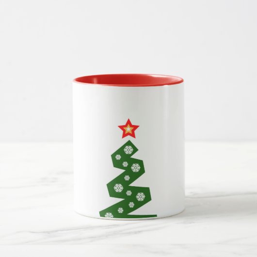 Ein Weihnachtsbaum Tasse (Zentrum)
