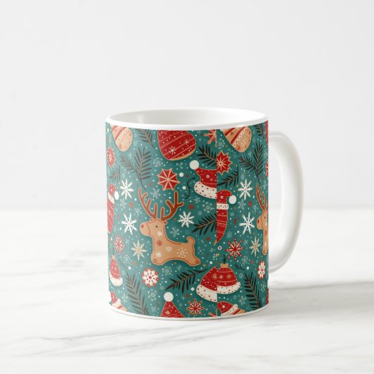ein Weihnachtsbecher Kaffeetasse (VorderseiteRechts)