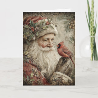 Ein Weihnachtsbesuch Feiertagskarte