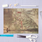 Ein Weihnachtscarol-Bob Cratchit ging ein Dia Seidenpapier (Handwerk)