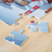 Ein Weihnachtsdorf Puzzle (Seite)