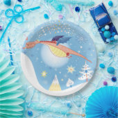 Ein Weihnachtsdrache Pappteller (Party)