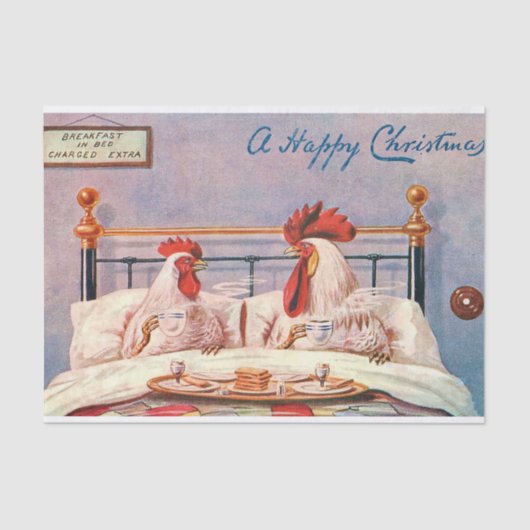 Ein Weihnachtsfest für ein Hühnchen Seidenpapier (Vorderseite)