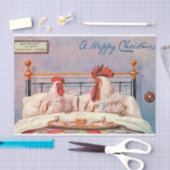 Ein Weihnachtsfest für ein Hühnchen Seidenpapier (Handwerk)