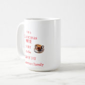 Ein Weihnachtsfilm & heißer Kaffee Kaffeetasse (Vorderseite Links)