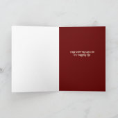 Ein Weihnachtsfisch-Ersatz Feiertagskarte (Innenseite)