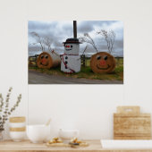 Ein Weihnachtsgebäck im Bauernhof Poster (Küche)