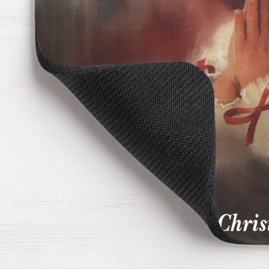 Ein Weihnachtsgebet Mousepad (Ecke)