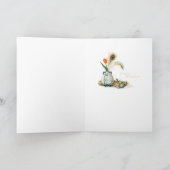 Ein Weihnachtsgel Feiertagskarte (Innenseite)