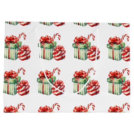 Ein Weihnachtsgeschenk für Geschenke Große Geschenktüte (Rückseite)