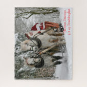 Ein Weihnachtsgeschenk für meine Enkelin. Puzzle (Vertikal)