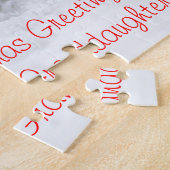 Ein Weihnachtsgeschenk für meine Enkelin. Puzzle (Seite)