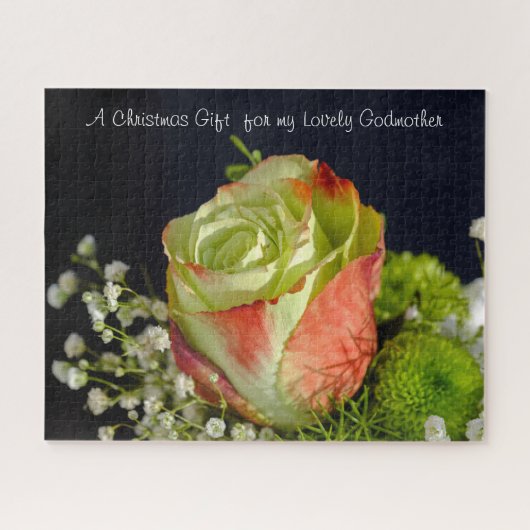 Ein Weihnachtsgeschenk für meine liebliche Godmutt Puzzle (Horizontal)