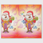 Ein Weihnachtsgeschenk von Halloween Creepies zu Geschenkpapier (Flach)