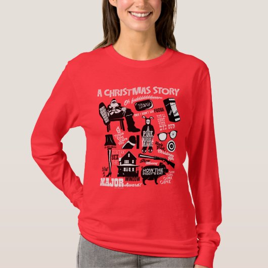 Ein Weihnachtsgeschichten Icons Graphic T-Shirt (Vorderseite)