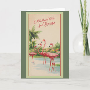 Ein Weihnachtsgruß aus Florida! Feiertagskarte