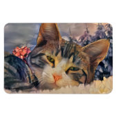 Ein Weihnachtskätzchen Magnet (Horizontal)