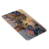 Ein Weihnachtskätzchen Magnet (Rechte Seite)