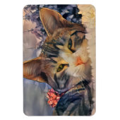 Ein Weihnachtskätzchen Magnet (Vertikal)