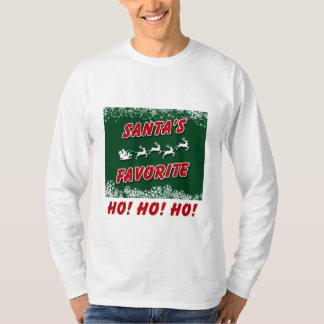 Ein Weihnachtslanges Hülsen-T-Shirt mit Zitat T-Shirt