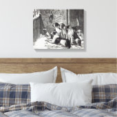 Ein Weihnachtslied, aus "Leisure Hour", 1888 Leinwanddruck (Insitu (Schlafzimmer))